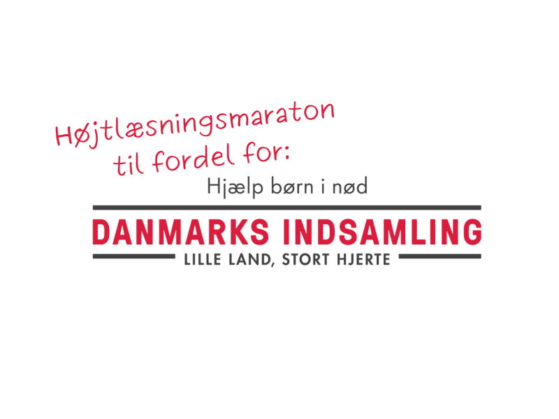 Højtlæsningsmaraton til fordel for Danmarks Indsamling